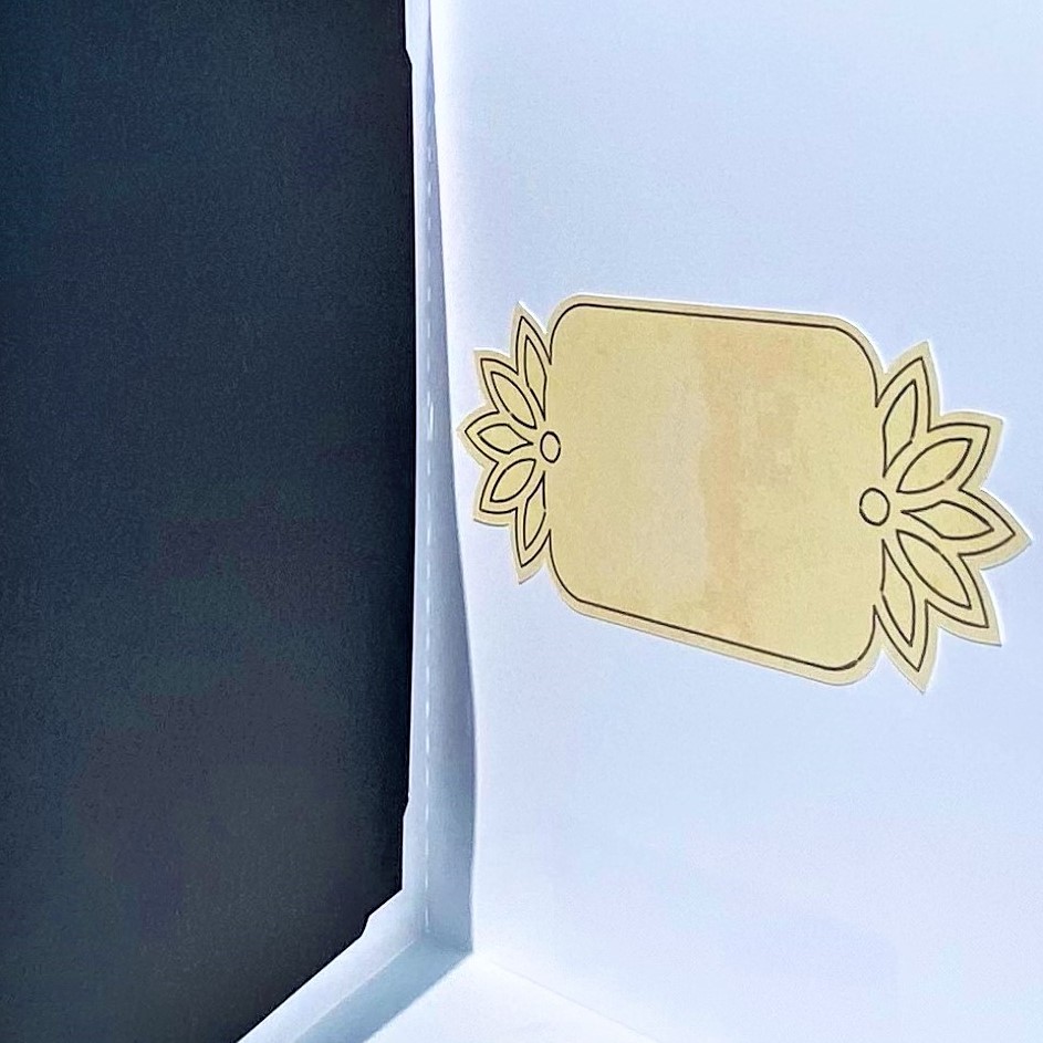 inside sunflower card