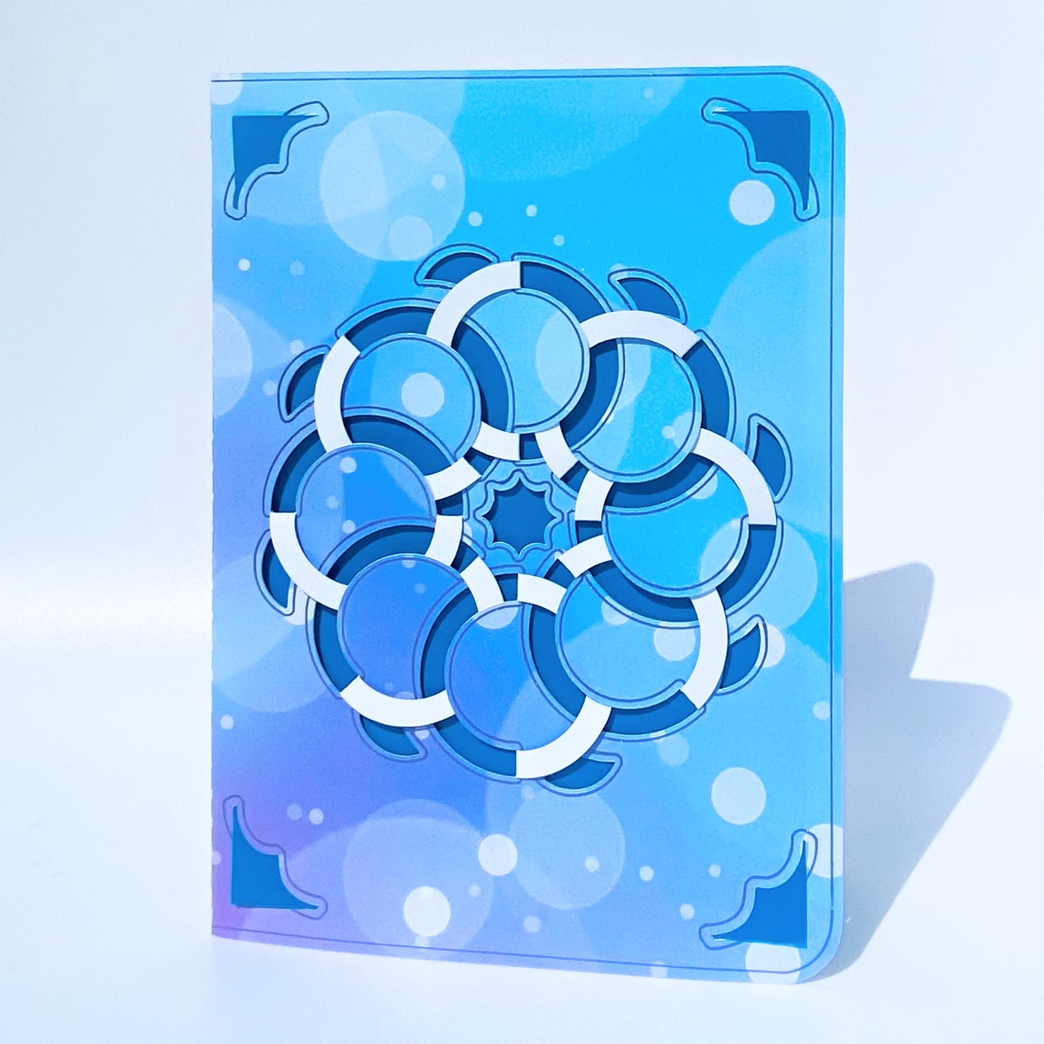 8 circles card