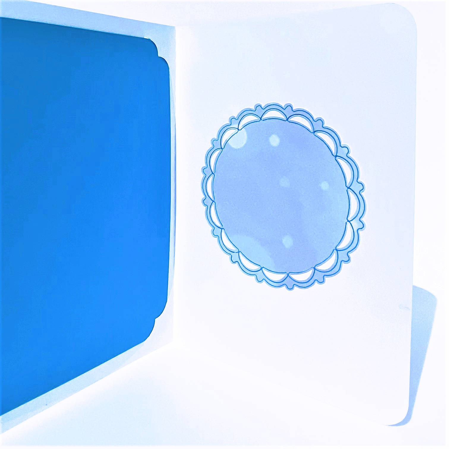 8 circles card inside